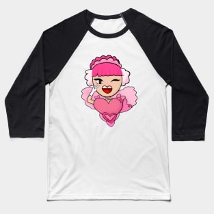 Krystal Ball - Kawaii Couture Baseball T-Shirt